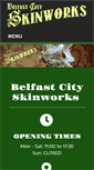 Mobile Screenshot of belfastcityskinworks.com
